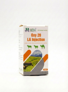 Oxy 10 LA Injection veterinary pharmaceutical packaging box