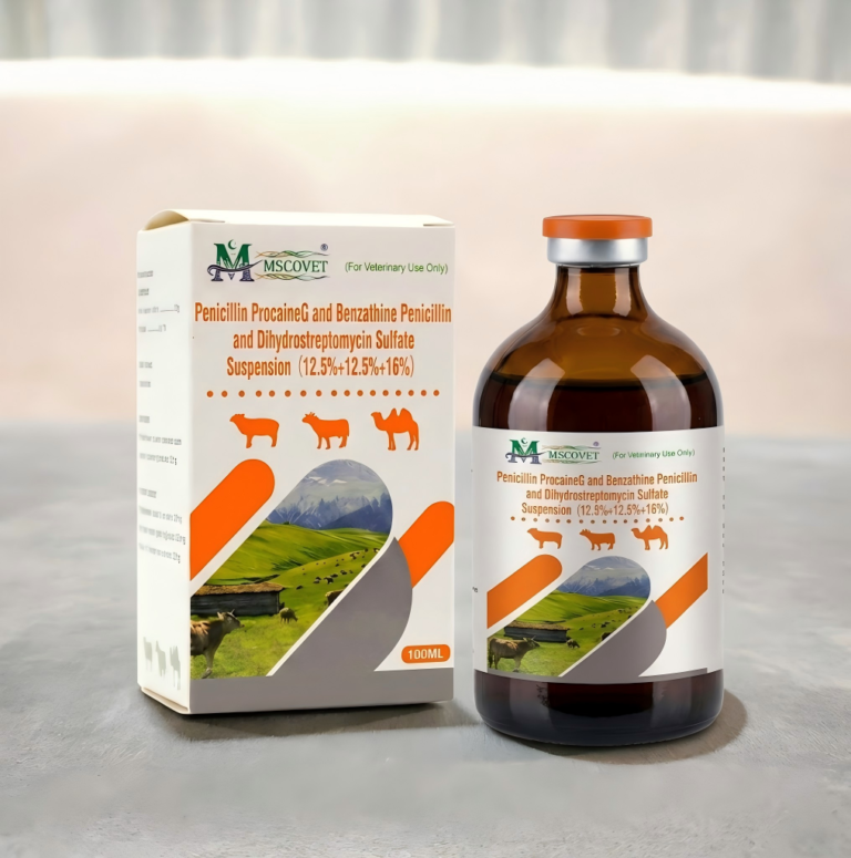 Penicillin ProcaineG and Benzathine Penicillin and Dihydrostreptomycin Sulfate Suspension（12.5%+12.5%+16%）