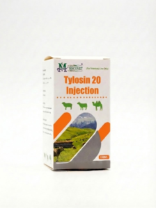 Tylosin 20 Injection veterinary pharmaceutical packaging box